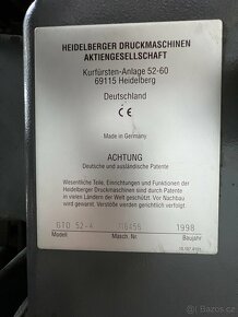 1998 Heidelberg GTO 52-4 - 7