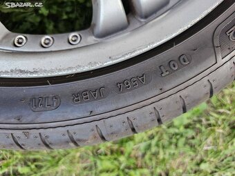 ALU kola 5x100 215/40 R17 / Letní pneu. - 7