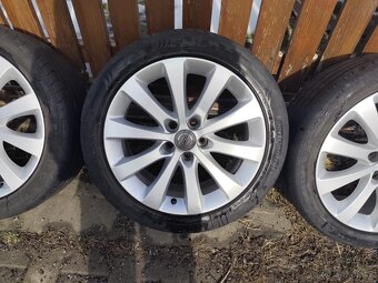 Prodam orig. Alu disky Opel 7Jx17 H2 ET35/ pneu 225/45/17R - 7