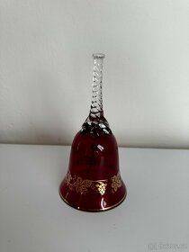 Sada tmavě červeného skla Bohemia Glass - 7