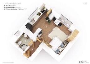 Prodej bytu na Stochově 1+KK 31m² s předzahrádkou 32 m² - 7
