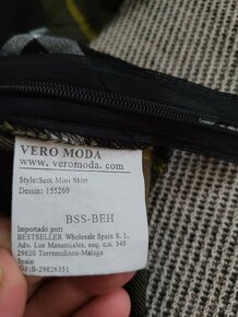 Dámská károvaná sukně zn. Vero Moda, vel. M - 7