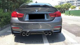 Difuzor na BMW M3/M4 - F80/F82 - černý lesk - 7