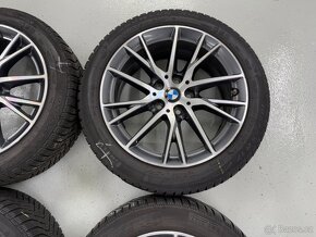 Originál alu kola Bmw 5x112 r17 zimní pneu 6mm - 7