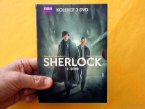 3 DVDset: Sherlock /2. série 2011/NEPOUŽITÉ,NEHRANÉ 100%stav - 7