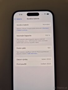 iPhone 15 128GB Black, Záruka - 7