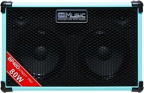 Coolmusic BP40D zesilovač pro akustickou kytaru, MODRÝ - 7