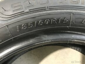 Prodám sadu DUNLOP 185/60R15 84H VZOREK 90% - 7