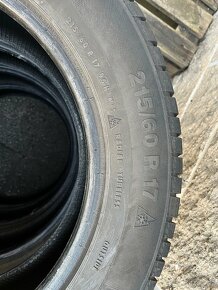 4x zimní pneu Continental 215/60R17 ContiWinterContact 6,5mm - 7