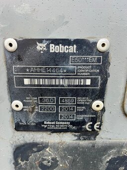 Bobcat E50 r.v. 2014, 2332 Mth - 7