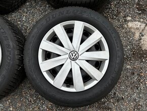 Zimní plechové disky VW 5x112 6,5J ET41 215/60 R16 - 7