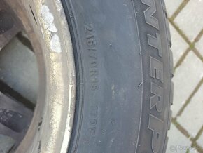 Litá kola 215/70R16 + nové zimní pneu - 7