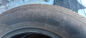 Zimní pneu 225/65 r17 sundane z Mazdy cx 5 - 7