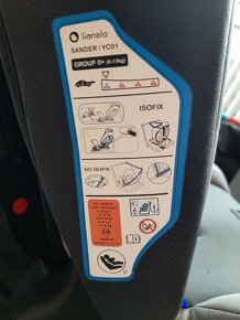 Autosedačka Lionelo Sander 0-36kg Isofix - 7