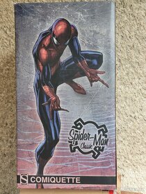 Sideshow Spiderman,comiquette black suit - 7