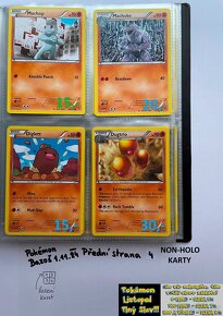 Kusové karty TCG Pokémon STARÉ 5-10LET (ORIGINÁL) - 7