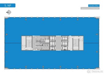 Pronájem kancelářských prostor 330 m2, Kolbenova, Praha - Vy - 7
