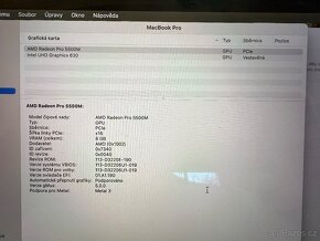 MacBook PRO 16", 2.4 GHz, i 9, 32GB, Intel 630, 1 TB - 7