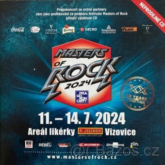 Masters of rock 2024  CD , kabela , káva , CD 2016 - 7