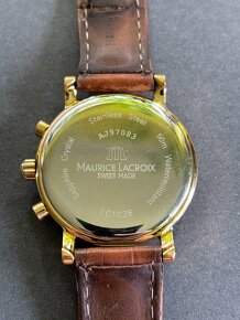 Pánské hodinky Maurice Lacroix |ø40mm| Quartz | Pozlacené - 7