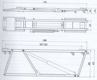 Mobilní hydraulický zvedák CARLIFT CL2500 - 7