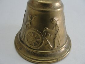 Starý mosazný zvon, zvonek, Napoleon - 7