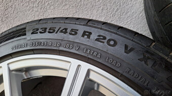 TOP Audisport R20 disky 8,5J x 20H2 ET38 +letní pneu 235/45 - 7