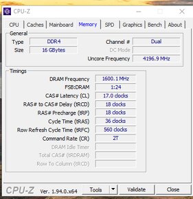 PC i7 7700K, 4,2 GHz. 16 Gb ram, Nvidia GTX 1060 - 7