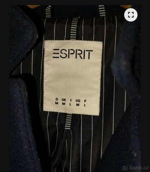 MODRÝ KABÁT.....ESPRIT...vel M - 7