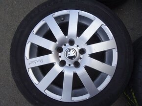 Alu disky PLW na VW, Škoda, 16", 5x112,ET 38, letní sada - 7