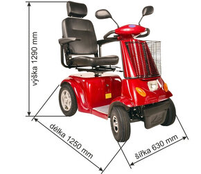 Selvo 4800 Elektrický invalidní vozík - 7