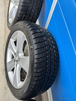 ALU kola 5x112 R17, nové zimní pneu Barum 225/45/17 - 7