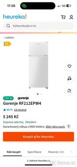 lednice Gorenje RF212EPW4 New. - 7