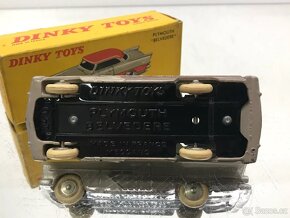 DINKY TOYS FRANCE 24D PLYMOUTH BELVEDERE -TAN+BRONZE 1:43 - 7