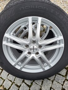 Prodám alu kola Dezent 5x108 R17 pneu 225/60 R17 - 7