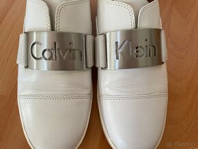 Kožené Slip on Calvin Klein - 7