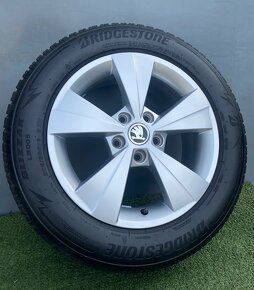 Originální Alu kola 5x112 Škoda Octavia 205/60/16 TOP více - 7