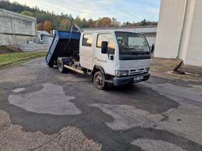 Nissan Cabstar hákový nosič kontejnerů, dabl kabina,  r.v.:2 - 7