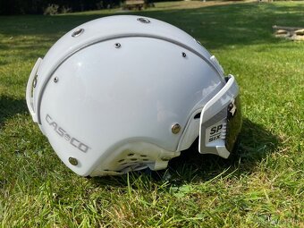 lyžařská helma CASCO SP-6 VISOR bílá - 7