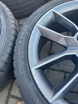 ORIGINÁL Alu Škoda GEMINI R18, 5x112 - VČ. PNEU - 7