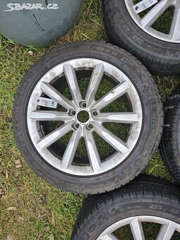 ALU kola 5x112 / Audi 255/45 R19, Zimní Michelin. - 7