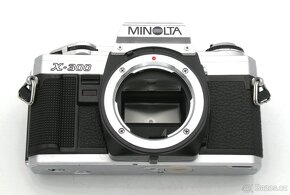 MINOLTA X-300 + Obj. ROKKOR 1,7/50 + BATERIE + KRYTKY, funkč - 7