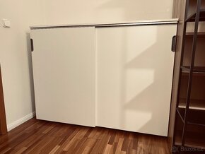 2x skříňka s posuvnými dvířky, bílá, IKEA Galant - 7