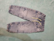 2 x ryflíky Denim H&M + kalhoty na gumu - 7