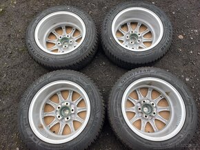 Prodám sadu ALU kol Aluett 185/65R15 zimní - 7