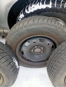 Sada pneu 165/70R14 na diskách škoda 5x100 - 7