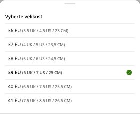Dámská sportovní obuv vel. 39 - 7