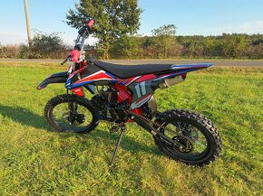 Pitbike Shark 125ccm E-START 4T 17"/14" červená nová - 7