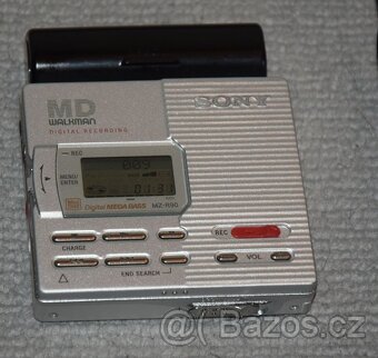 MINIDISC minidisk recorder SONY MZ-R90,DO,přísluš.,adapter - 7