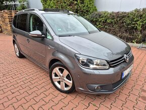 VW Touran 2.0TDI 103kW,7míst,2014,tažné,navi,serviska. - 7